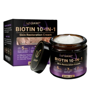 how to apply qiawi biotin cream for damaged skin
