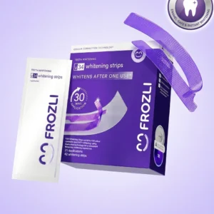 soothing yellow stains with frozli purple formula