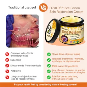 how to apply lovilds cream for skin restoration