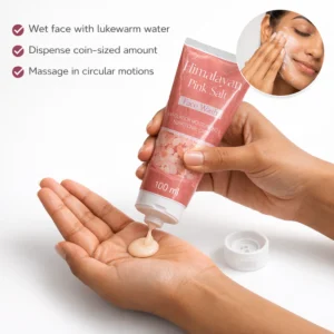 himalayan salt face wash before and after pore detox