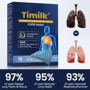 timilk lung patch before and after detox results