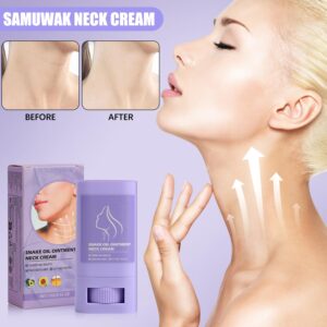 neck firming stick before and after skin smoothing