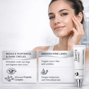 how to apply zaverra serum for eye bags