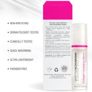 hydrocollagene serum before and after hydration