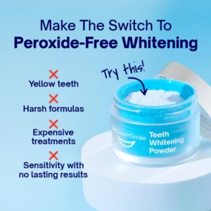 advanced mineral whitening technology by purewhite brand