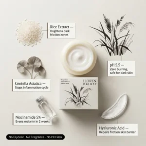 the dark zone mask before and after brightening