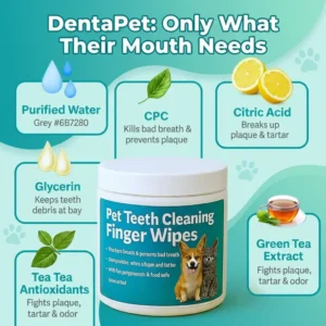 how to use dentapaw finger wipes for dog teeth cleaning