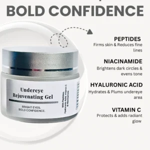 how to apply rejuvenating gel for puffy eyes