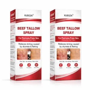 kubozn tallow spray before and after dry skin