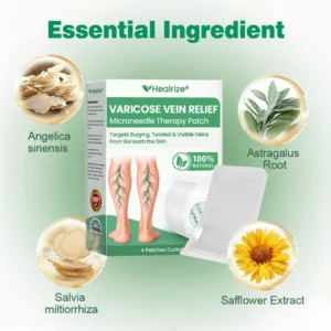 soothing spider veins with healrize veinease formula