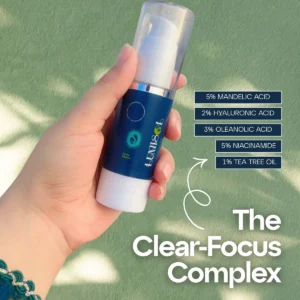 lumisol acne treatment before and after clearing skin