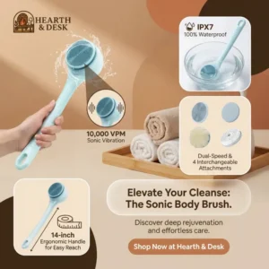 sonic scrubber before and after skin exfoliation