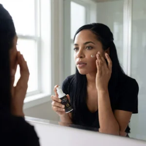 gentlerenew serum before and after skin smoothing