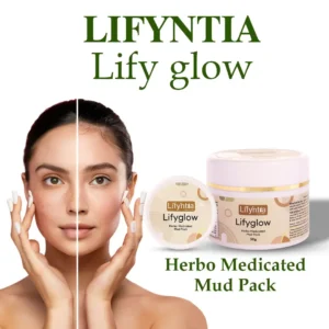 lifyglow herbal mask before and after acne relief